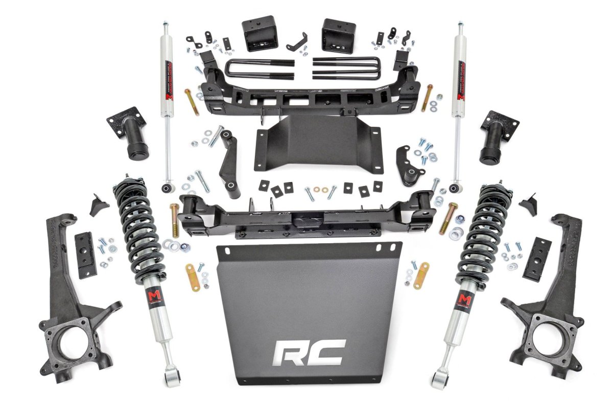 Toyota Tacoma Suspension Lift Kit - Rough Country - 6 Inch Lift Kit with M1 Struts/M1 - '16-'23